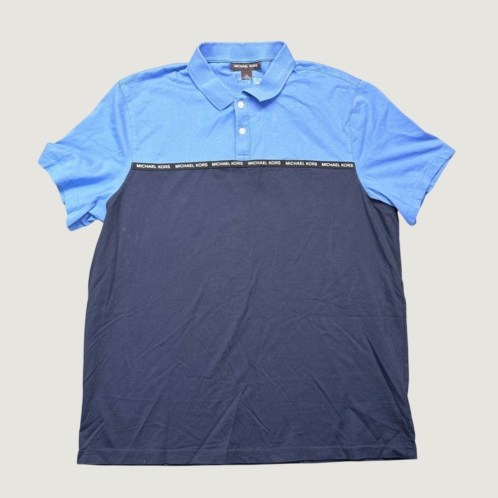 Michael Kors Luxury Polo Mens Dress shirt Casual Golf Collard T-Shirt XL - Picture 2 of 7